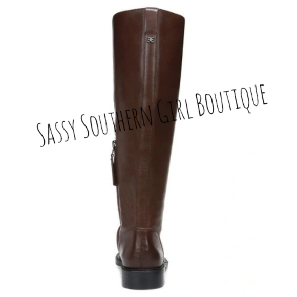 🆕⭐Sam Edelman leather brown lace up tall boots - Picture 9 of 16